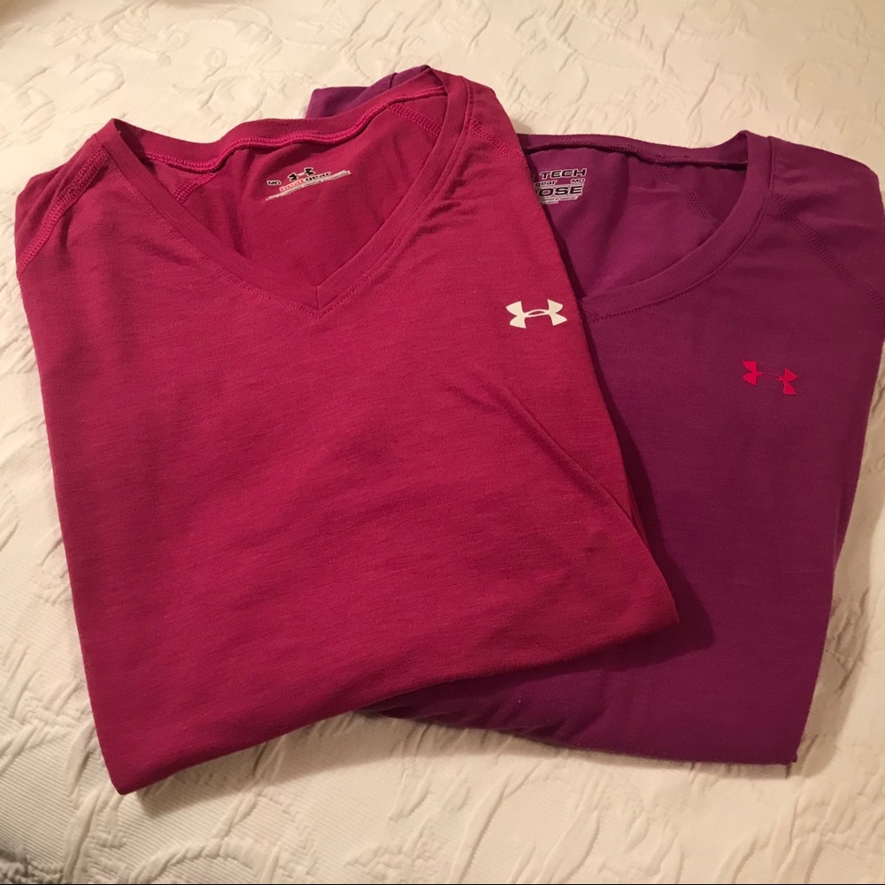 2 Under Armour Shirts Med.
